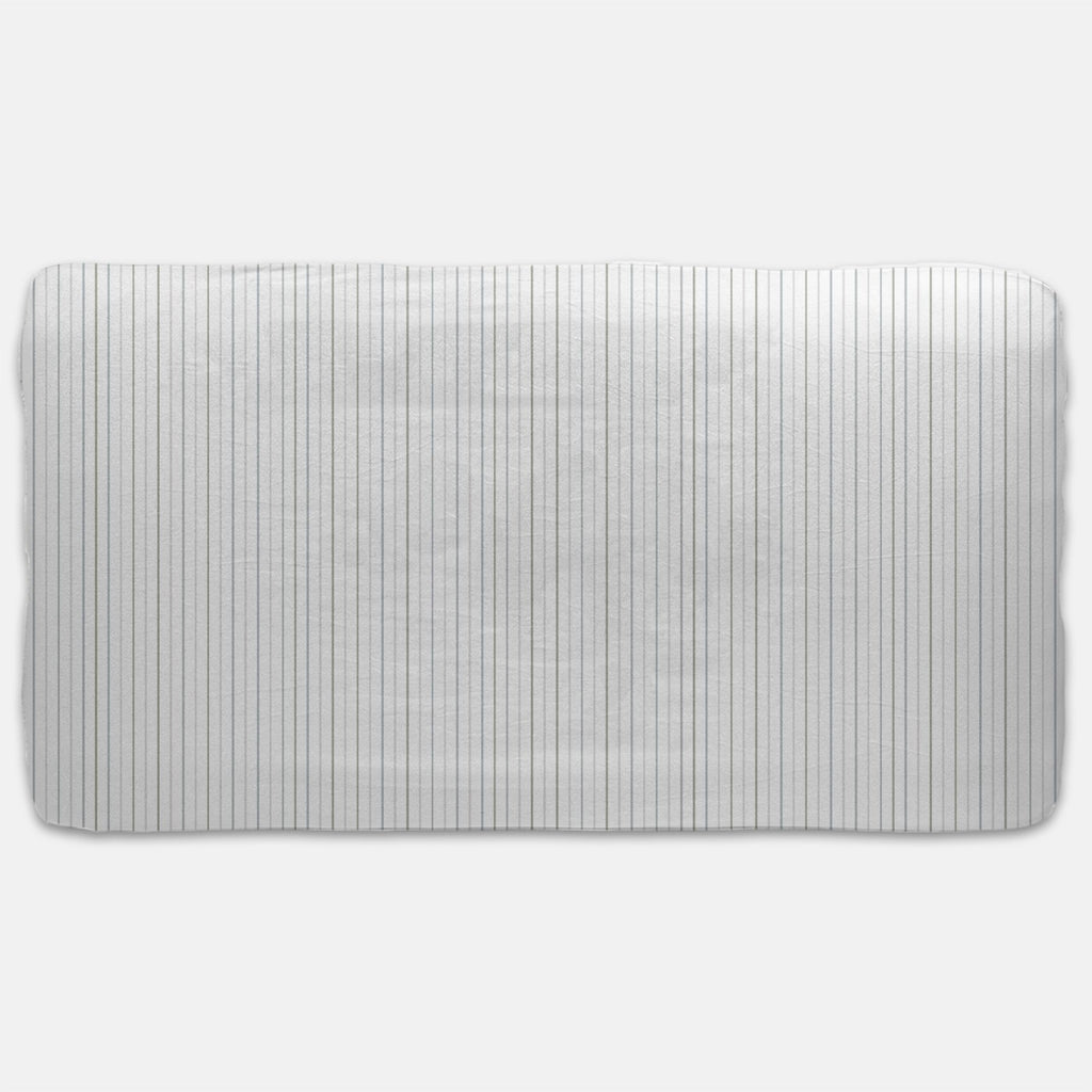 Designer Jersey Fitted Crib Sheet - Soft Stripes