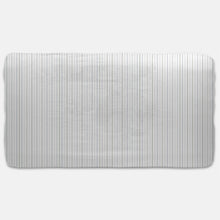 Load image into Gallery viewer, Designer Jersey Fitted Crib Sheet - Soft Stripes