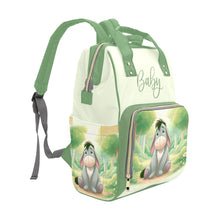 Load image into Gallery viewer, Personalized Diaper Bag - Pooh Friends in the 100 Acre Wood Diaper Bag Backpack - Gender Neutral Waterproof Mommy Bag