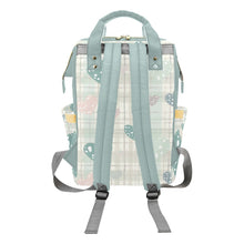 Load image into Gallery viewer, Boho Hand-Drawn Hearts Diaper Bag Backpack