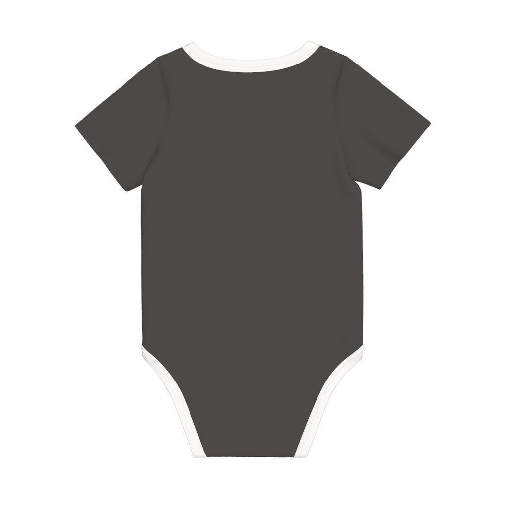Baby Bear Onesie® Cotton Short Sleeve Pooh Bodysuit Newborn To 2T, Pepper