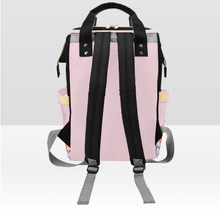 Load image into Gallery viewer, Designer Diaper Bag Backpack - African American Baby Girl Curly Locks