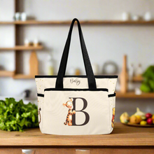 Load image into Gallery viewer, Tigger and Pooh Monogram Tote Custom Diaper Tote Bag Large Capacity