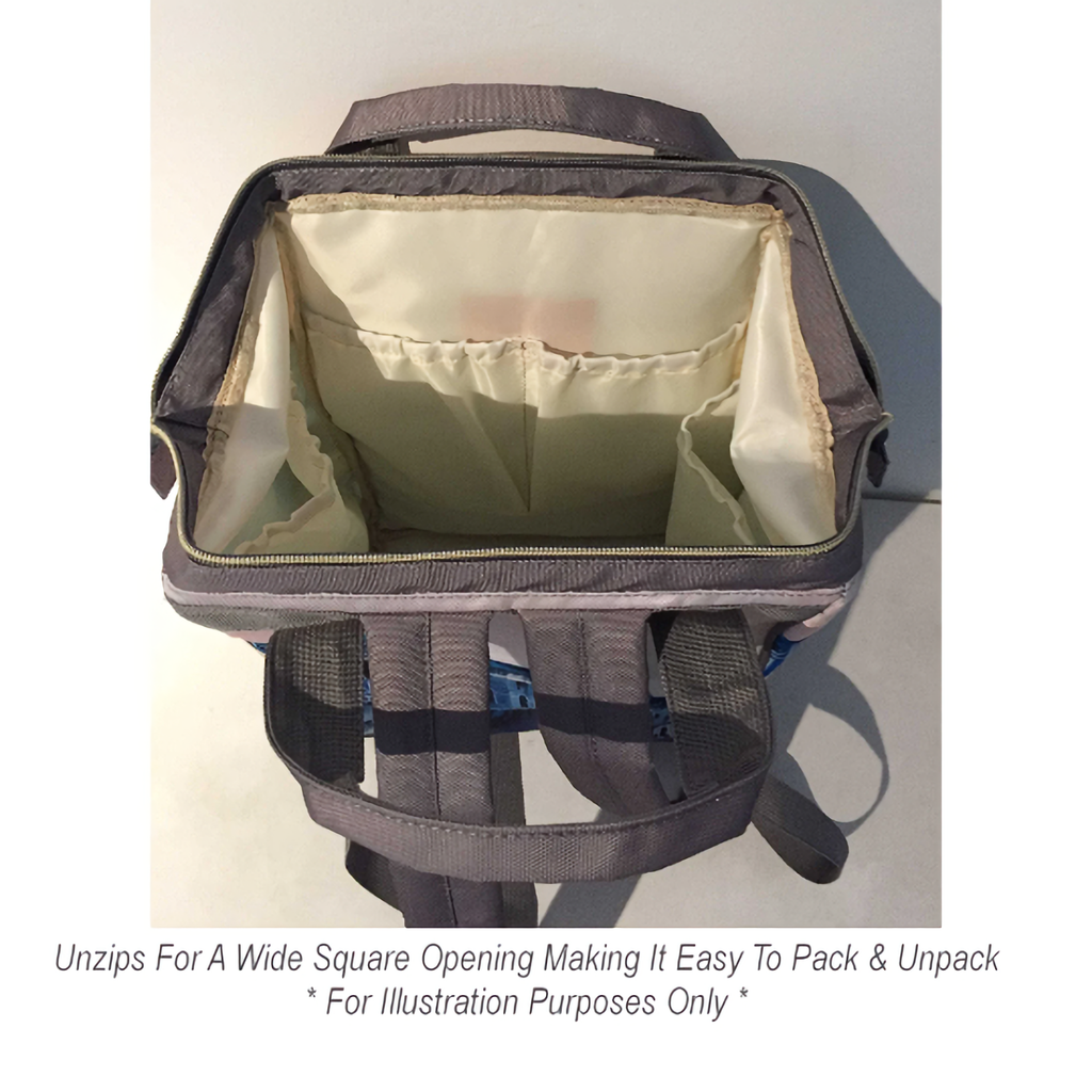 Football African American Baby Boy Red Tan Multi-Function Waterproof Backpack