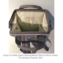 Load image into Gallery viewer, Football African American Baby Boy Red Tan Multi-Function Waterproof Backpack