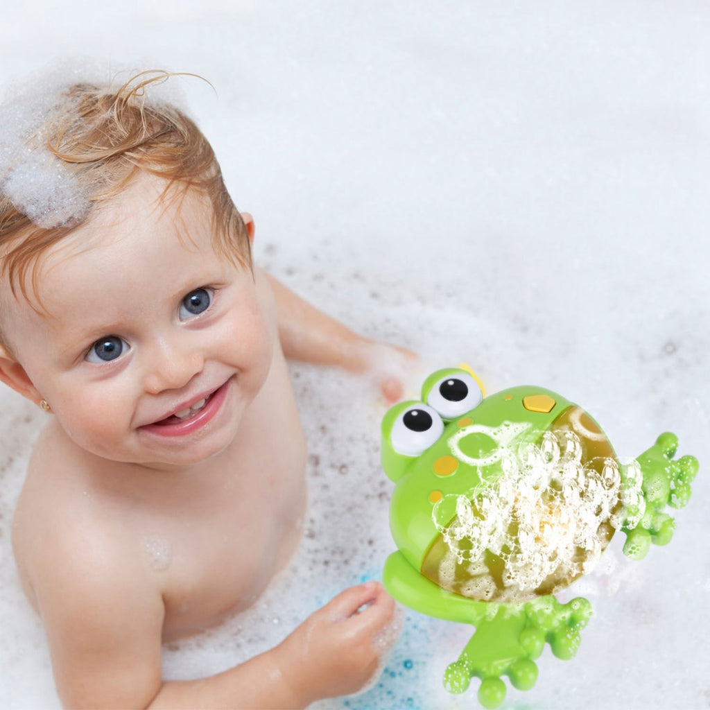 Frog Musical Bubble Bath Maker Baby Bath Toys for Bathtubs Toddler