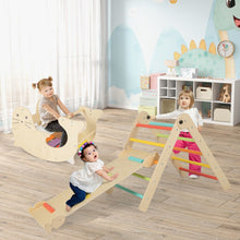 Load image into Gallery viewer, 7-in-1 Indoor Climbing Toys for Toddlers with Reversible Ramp