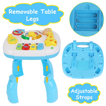 Load image into Gallery viewer, Toddler Musical Learning Table Educational Baby Toys Musical Activity Table Learning Center for 6+ Months Boys Girls Gift