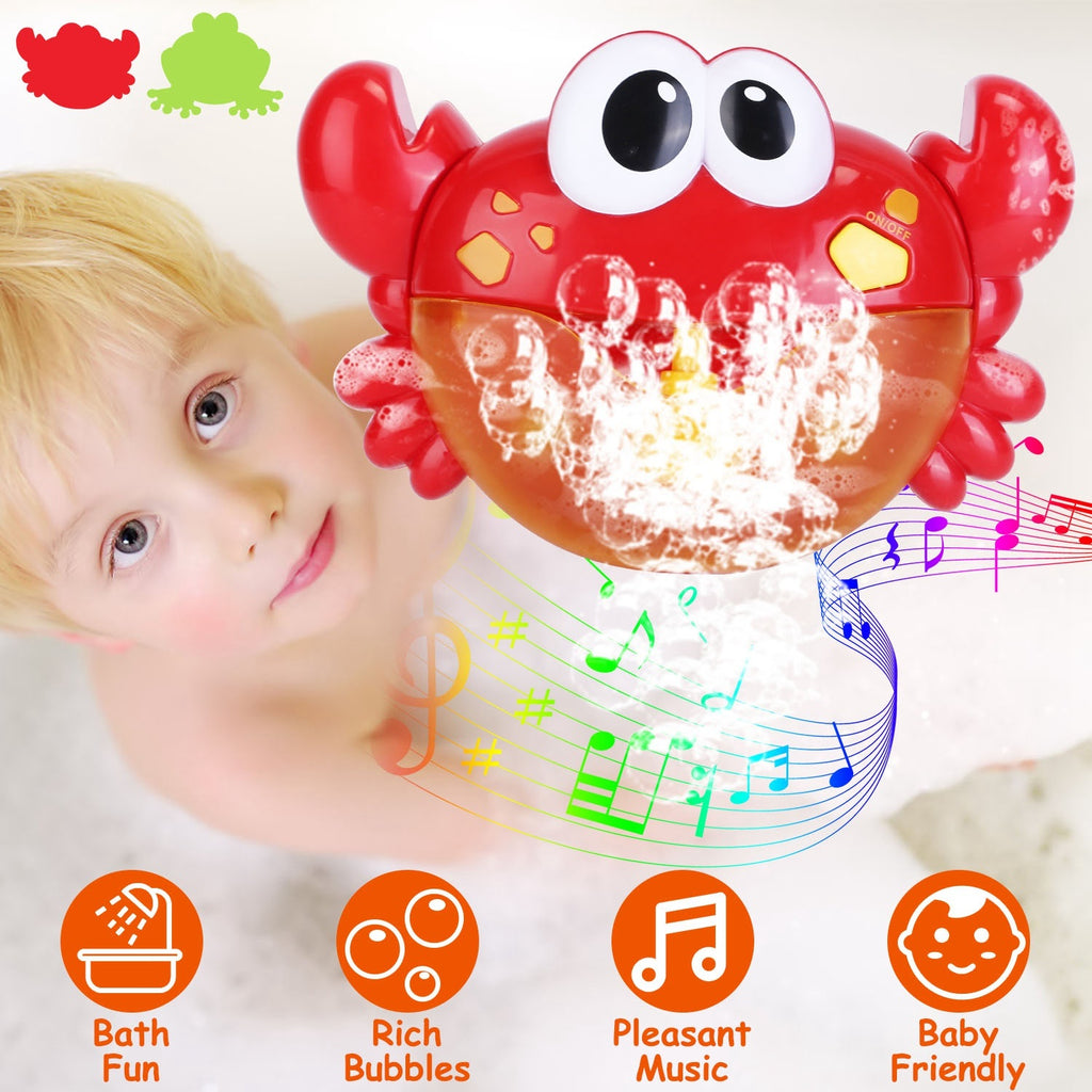 Frog Musical Bubble Bath Maker Baby Bath Toys for Bathtubs Toddler