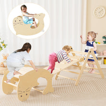 Load image into Gallery viewer, 7-in-1 Indoor Climbing Toys for Toddlers with Reversible Ramp
