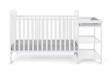 Load image into Gallery viewer, Ramsey 3-in-1 Convertible Crib and Changer Combo White