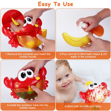 Load image into Gallery viewer, Frog Musical Bubble Bath Maker Baby Bath Toys for Bathtubs Toddler