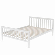 Load image into Gallery viewer, Twin over Full Loft Bed with Staircase,White
