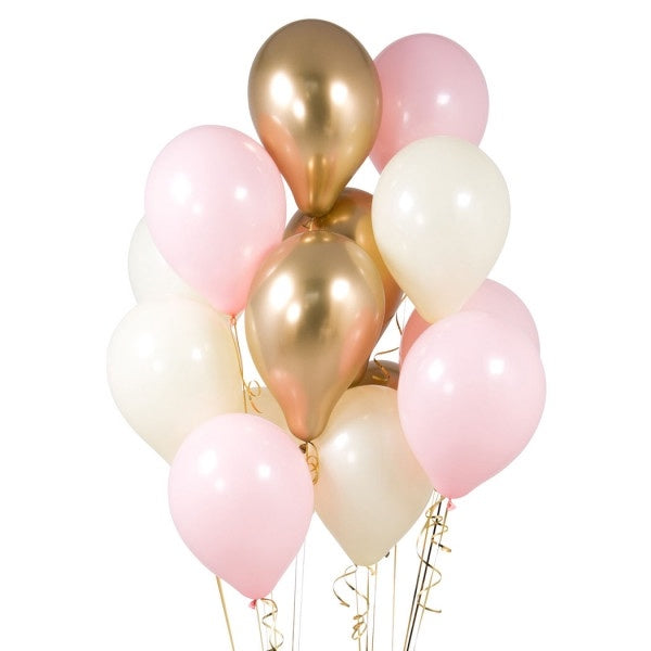 14PCS/set Party Balloons Rose Gold Helium Ballons Boy Girl Baby Shower Party Supplies