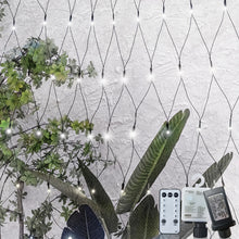Load image into Gallery viewer, 9.8*6.5FT Christmas Mesh Net Light,360 LED Net Light with 8 Modes&amp;Remote,Connectable Net String Christmas Lights for Garden/Bushes/Indoor Outdoor/Curtain/Fairy/Wall/Party/Wedding/Xmas Tree Decorations