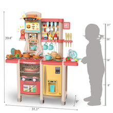 Load image into Gallery viewer, Kids Kitchen Playset Toys - Pink