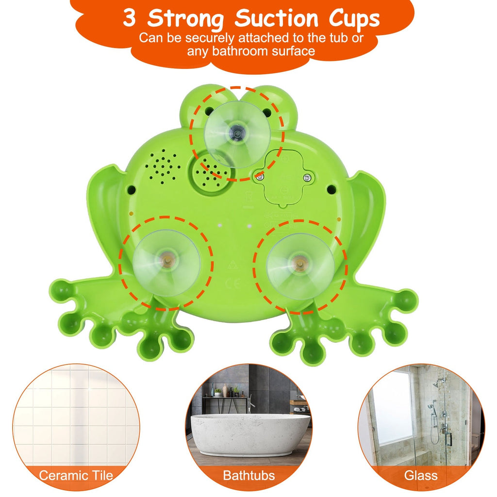 Frog Musical Bubble Bath Maker Baby Bath Toys for Bathtubs Toddler