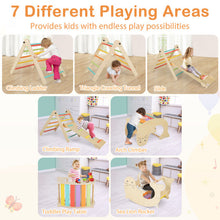 Load image into Gallery viewer, 7-in-1 Indoor Climbing Toys for Toddlers with Reversible Ramp