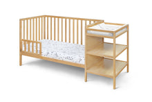 Load image into Gallery viewer, Palmer 3-in-1 Convertible Crib and Changer Combo Natural