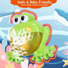 Load image into Gallery viewer, Frog Musical Bubble Bath Maker Baby Bath Toys for Bathtubs Toddler