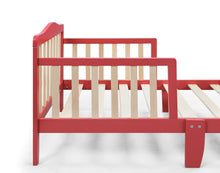 Load image into Gallery viewer, Twain Toddler Bed Coral/Natural