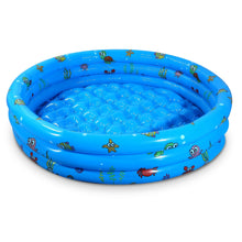 Load image into Gallery viewer, 51x13In Inflatable Swimming Pool Blow Up Family Pool For 3 Kids Foldable Swim Ball Pool