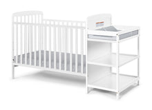 Load image into Gallery viewer, Ramsey 3-in-1 Convertible Crib and Changer Combo White