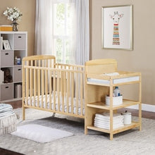Load image into Gallery viewer, Ramsey Crib and Changer Combo Natural Wood