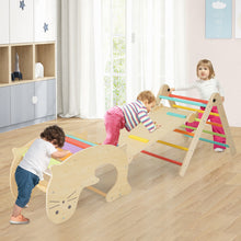 Load image into Gallery viewer, 7-in-1 Indoor Climbing Toys for Toddlers with Reversible Ramp