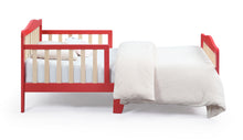 Load image into Gallery viewer, Twain Toddler Bed Coral/Natural