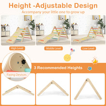 Load image into Gallery viewer, 7-in-1 Indoor Climbing Toys for Toddlers with Reversible Ramp