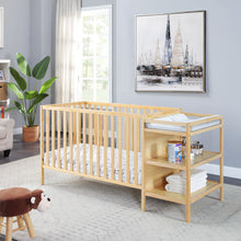 Load image into Gallery viewer, Palmer 3-in-1 Convertible Crib and Changer Combo Natural