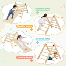 Load image into Gallery viewer, 7-in-1 Indoor Climbing Toys for Toddlers with Reversible Ramp