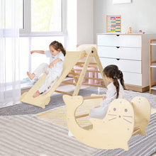 Load image into Gallery viewer, 7-in-1 Indoor Climbing Toys for Toddlers with Reversible Ramp