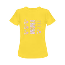 Load image into Gallery viewer, Personalized MAMA T-shirt With Kids Names Retro Floral in Classic Colors 100% Cotton Jersey Knit