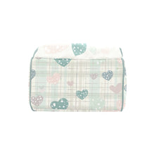 Load image into Gallery viewer, Boho Hand-Drawn Hearts Diaper Bag Backpack