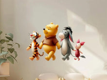 Load image into Gallery viewer, Vinyl Wall Stickers Pooh Bear and Friends Wall Decal Baby Room Wall Decor Pooh and Friends Wall Decal Kids Wall Stickers Nursery Wall Decor