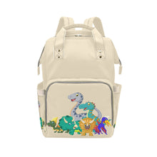 Load image into Gallery viewer, Designer Baby Bag With Cute Cartoon Dinosaurs - Waterproof Multifunction Backpack