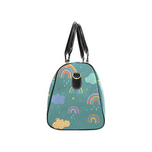 Load image into Gallery viewer, Custom Diaper Tote Bag - Boho Cartoon Rainbows Gender Neutral Travel Diaper Bag