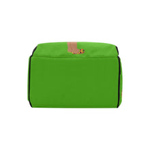 Load image into Gallery viewer, Designer Diaper Bag - Ethnic African American Baby Girl - Green Multi-Function Backpack