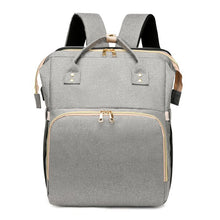 Load image into Gallery viewer, Diaper Bag Backpack With Expandable Play Area Changing Station - Large Capacity