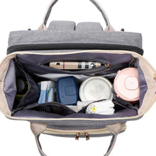 Load image into Gallery viewer, Diaper Bag Backpack With Expandable Play Area Changing Station - Large Capacity