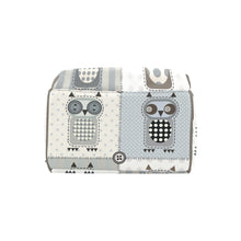 Load image into Gallery viewer, Personalized Patchwork Owls With Personalized Name Label Waterproof Diaper Bag Backpack