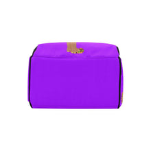 Load image into Gallery viewer, Designer Diaper Bag - Ethnic King African American Baby Boy - Royal Purple Multi-Function Backpack