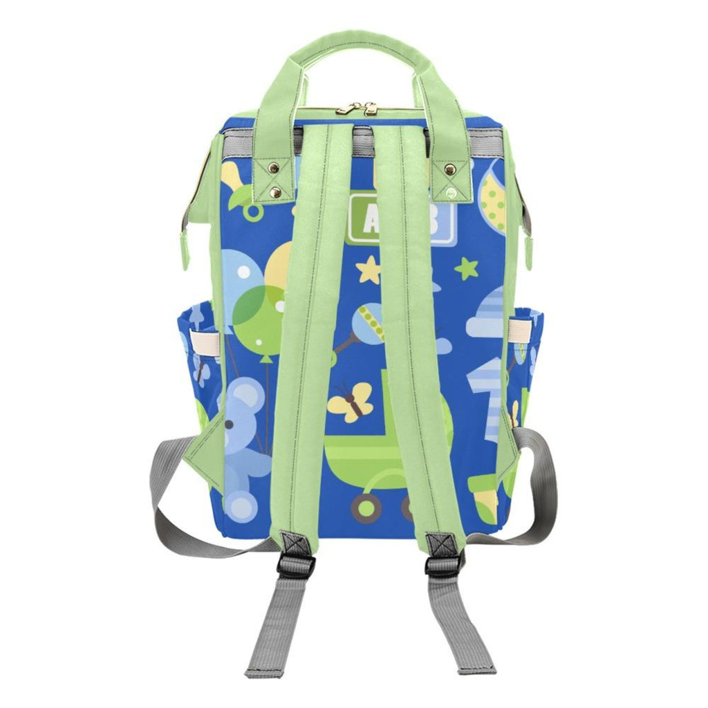 Diaper Bag Backpack | Cutest Sleepy African American Baby Boy With Bling Waterproof Backpack