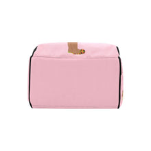 Load image into Gallery viewer, Designer Diaper Bag - Ethnic African American Baby Girl - Powder Pink Multi-Function Backpack