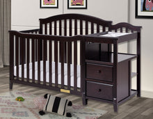 Load image into Gallery viewer, Athena 4566E AFG Kali 4-in-1 Crib with Changer - Espresso