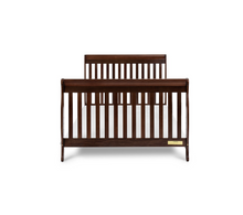 Load image into Gallery viewer, AFG Athena Alice 3 in 1 Convertible Crib with Toddler Rail - Espresso