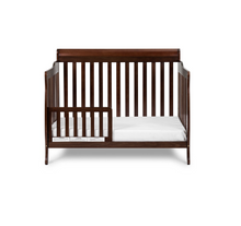Load image into Gallery viewer, AFG Athena Alice 3 in 1 Convertible Crib with Toddler Rail - Espresso