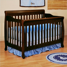 Load image into Gallery viewer, AFG Athena Alice 3 in 1 Convertible Crib with Toddler Rail - Espresso